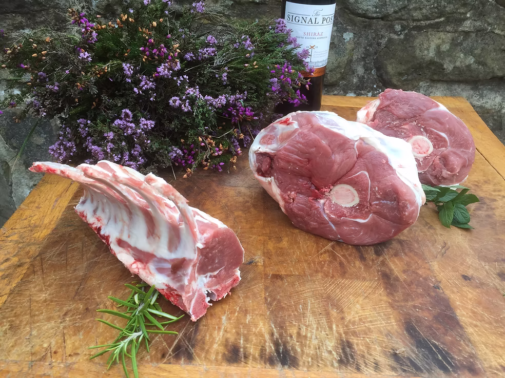 Local lamb cuts